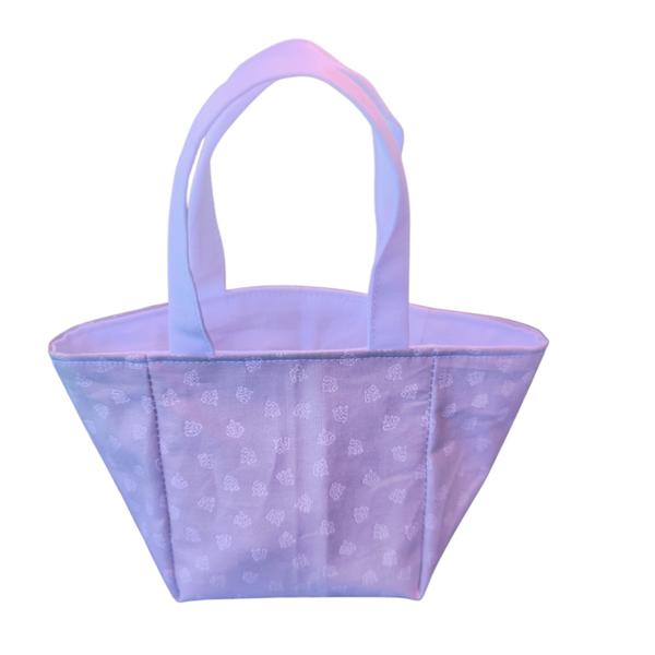 Mini Stofftasche  helles grau