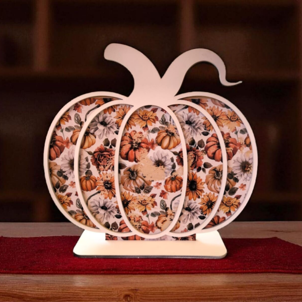 Kürbis bedruckt mit verschiedenen Hintergründen möglich