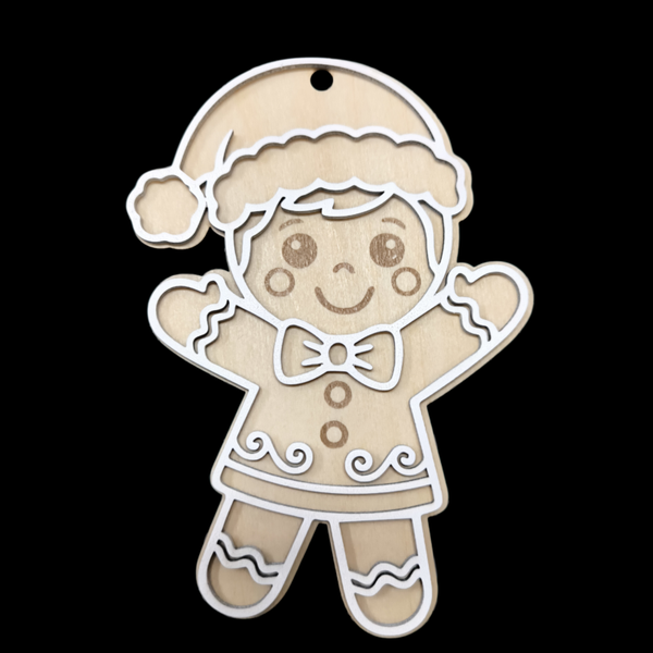 Gingerbrad Anhänger Set 5 teilig