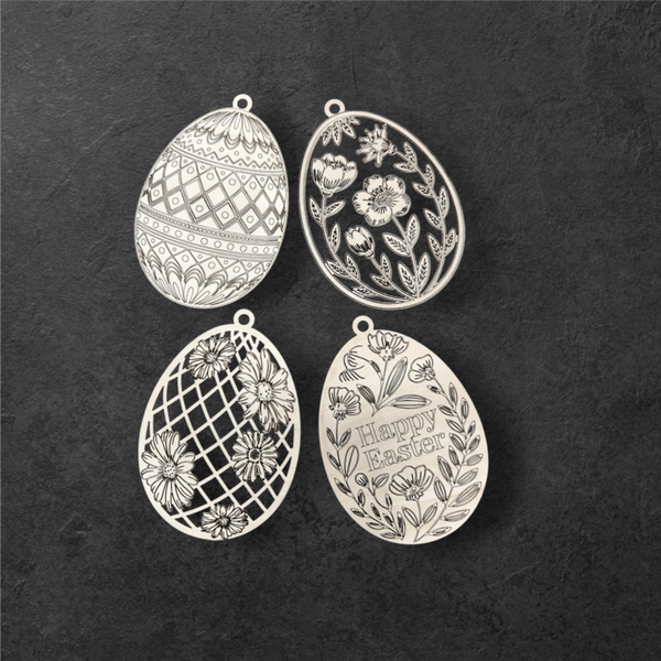 Deko Eier Set (4Stk)