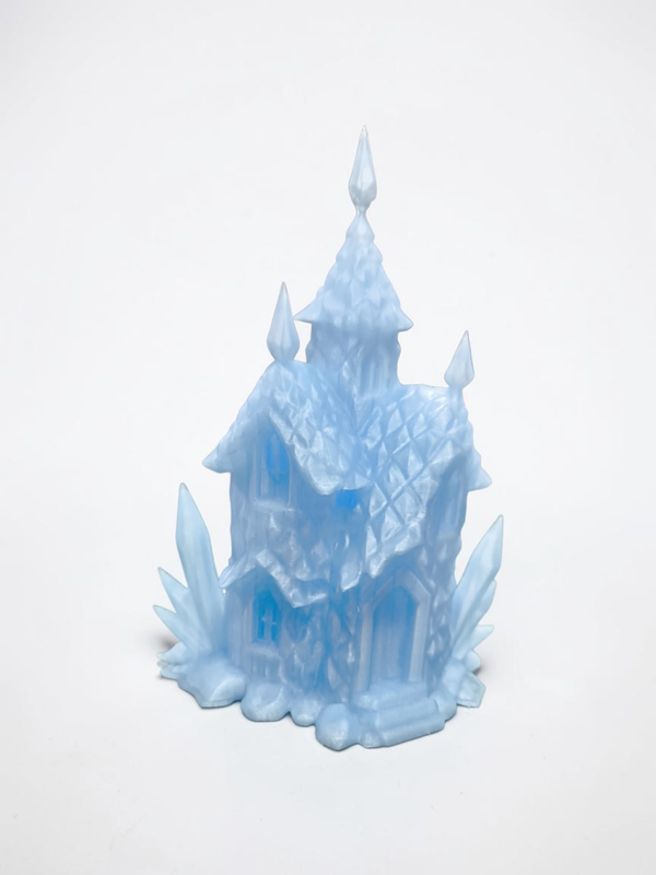 Eisschloss- zauberhafte Winterdekoration 3D-Druck