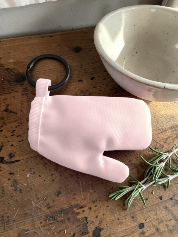 Schlüsselanhänger Ofenhandschuh
