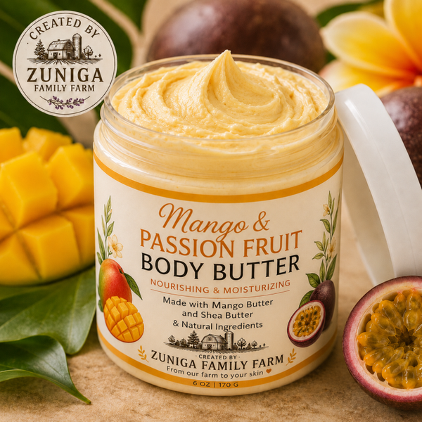 Mango & passion fruit body butter