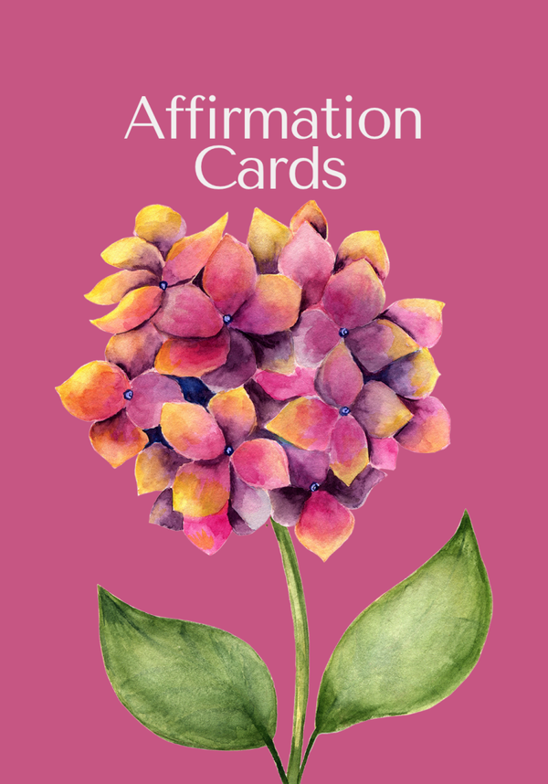 NEW <3 Many Colors Flower Affirmations Nervous System Wealth Regulation