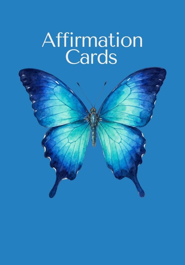 NEW <3 Blue Butterfly Affirmations Wealth, Abundance & Business