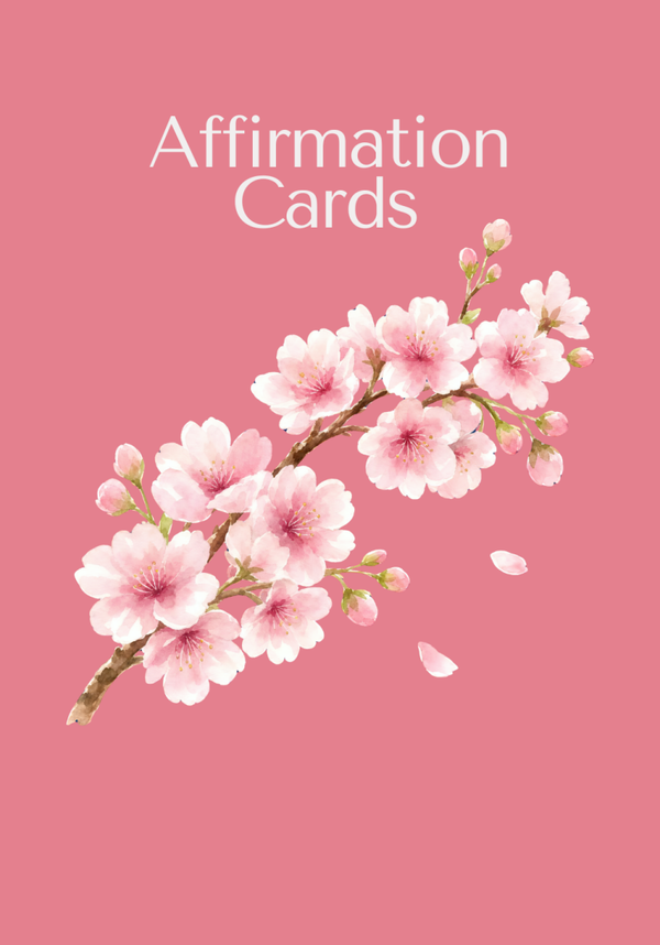 NEW <3 Digital Cherry Blossom Affirmations for Intuition