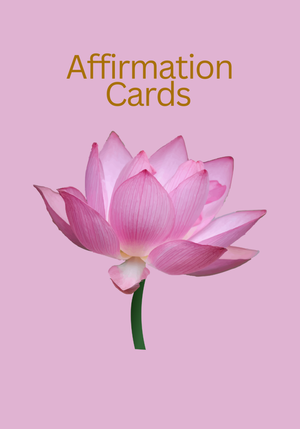 Lotus Flower Everyday Affirmations Mindset (Copy)