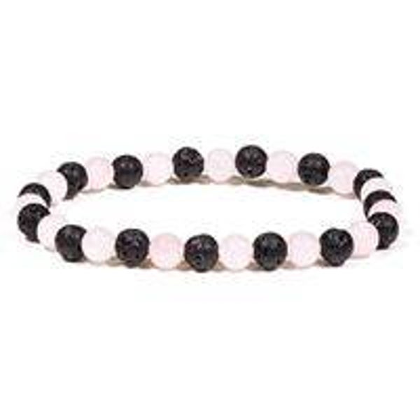 Armband Lava - Rozenkwarts