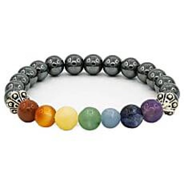 Armband chakra hematiet elastisch (Kopie)