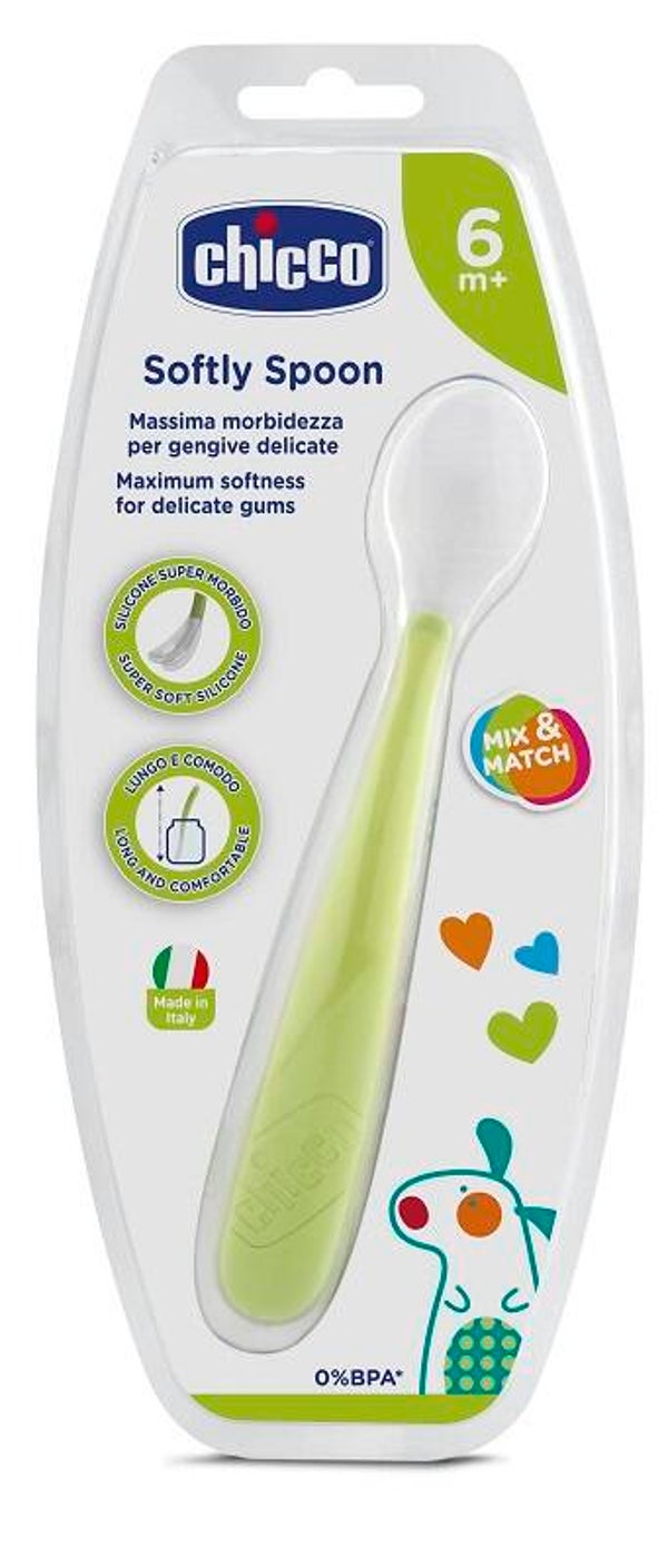 chicco cucchiaio silicone