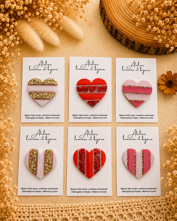 Magnets Cœur ( 3 packagings )