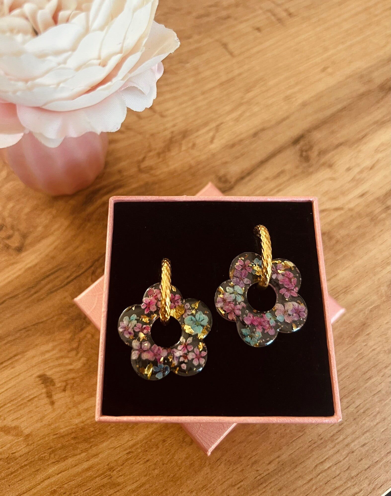 Pampilles maxi Flora ( sans créoles)