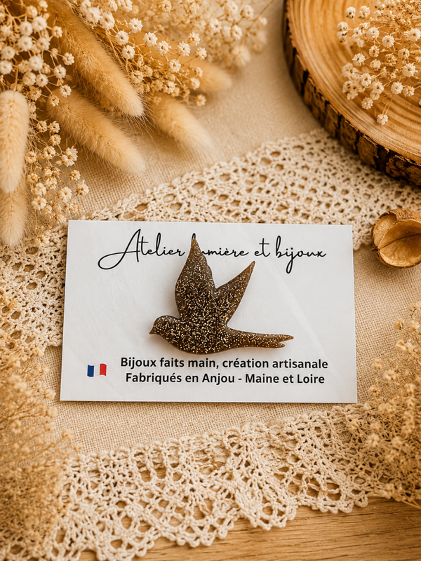 Broche colombe ( Packaging simple)