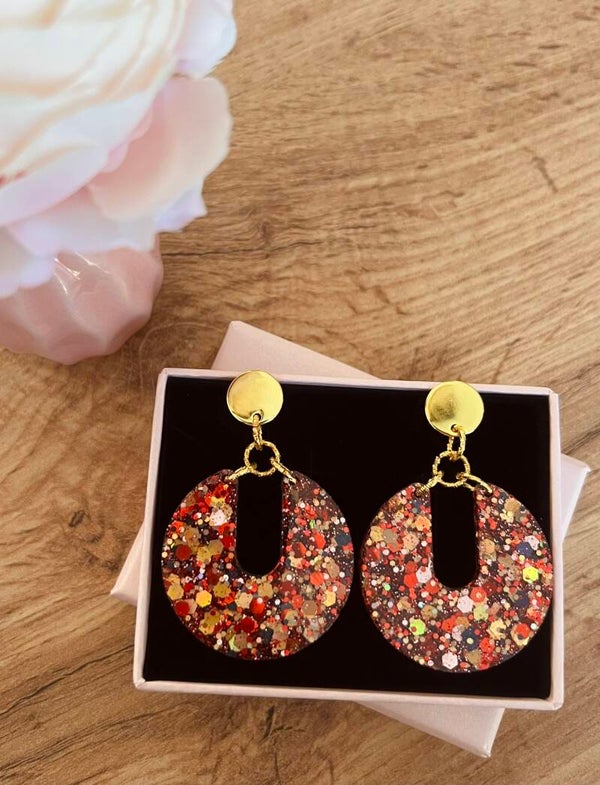 Boucles d'oreilles dorées Auline