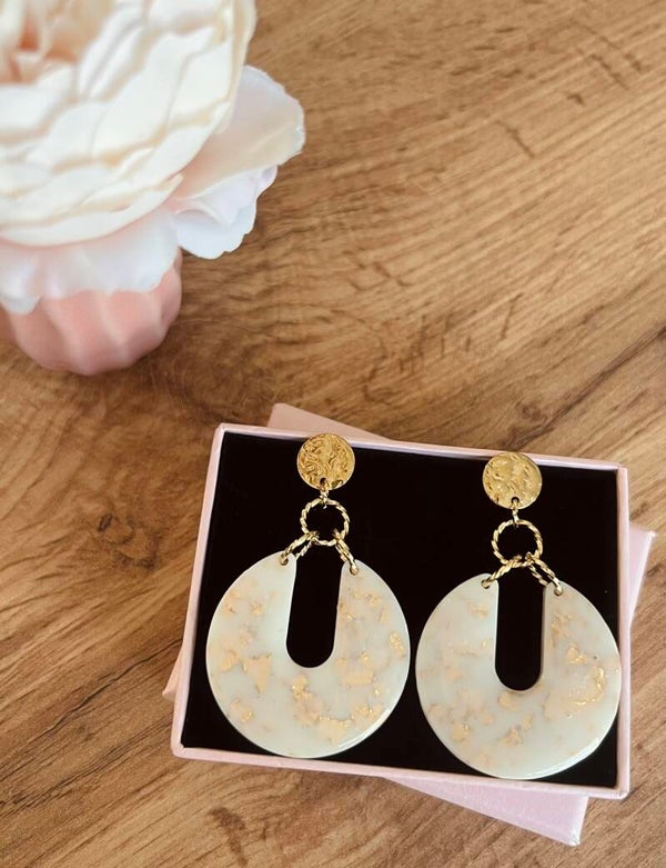 Boucles d'oreilles dorées Véronique