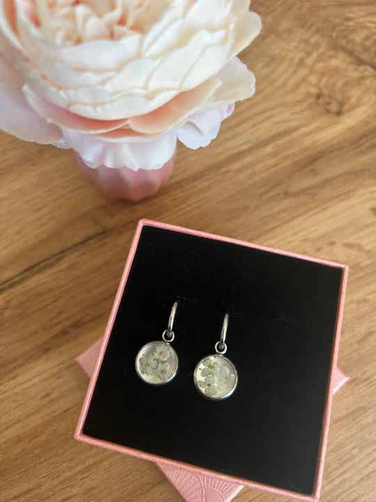 Pampilles Alma argentées (sans créoles)