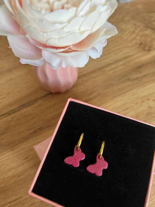 Pampilles mini papillon (sans créoles)