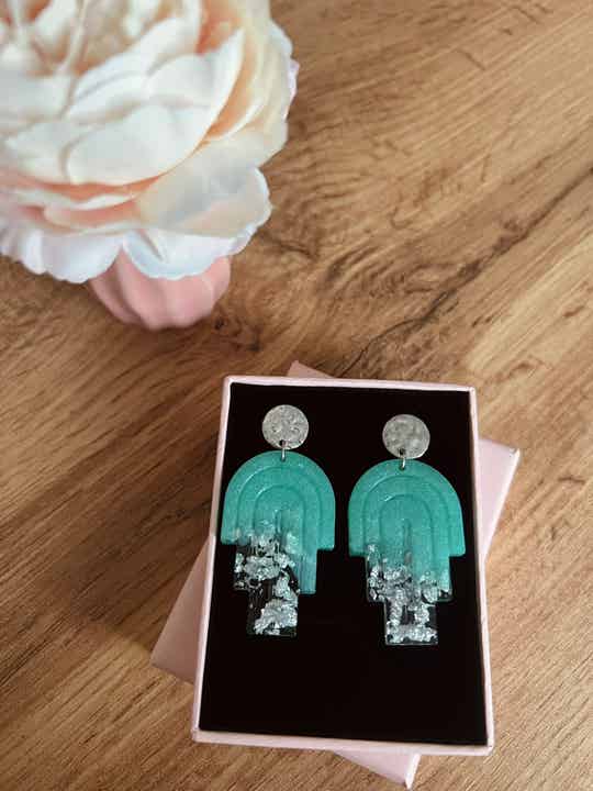 Boucles d'oreilles argentées Joséphine