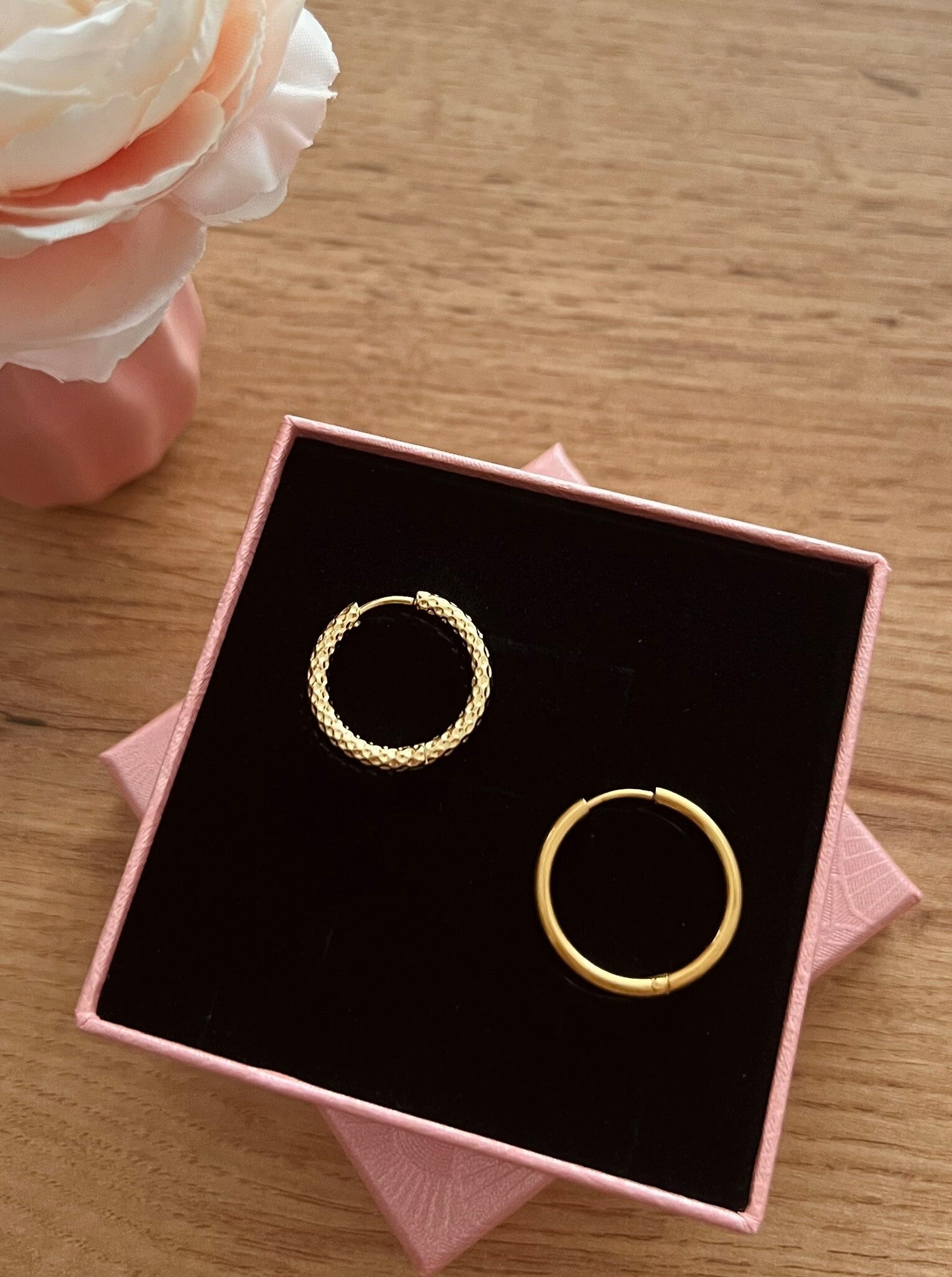 Créoles 22 mm dorées