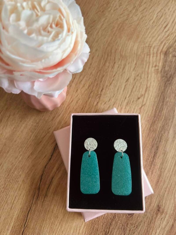 Boucles d'oreilles argentées Mathilde