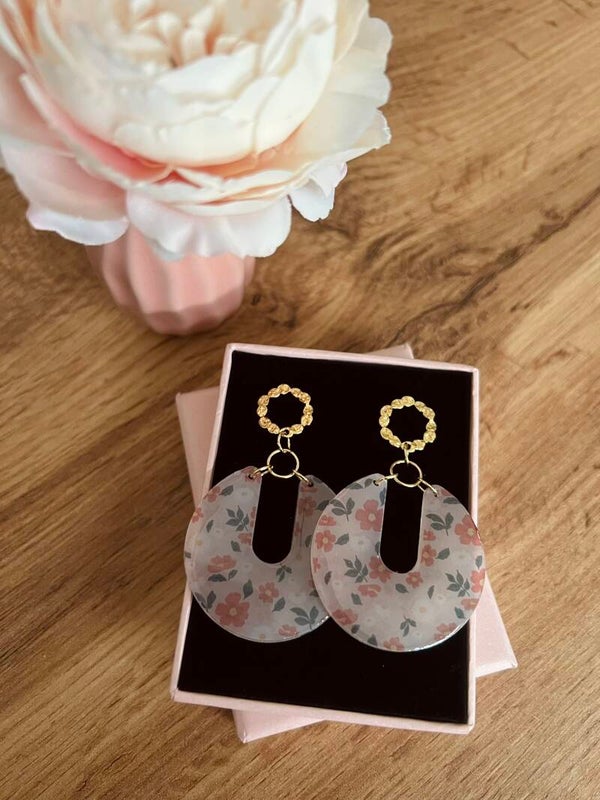 Boucles d'oreilles dorées Manuella