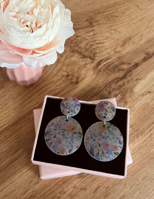 Boucles d'oreilles argentées Maurinne