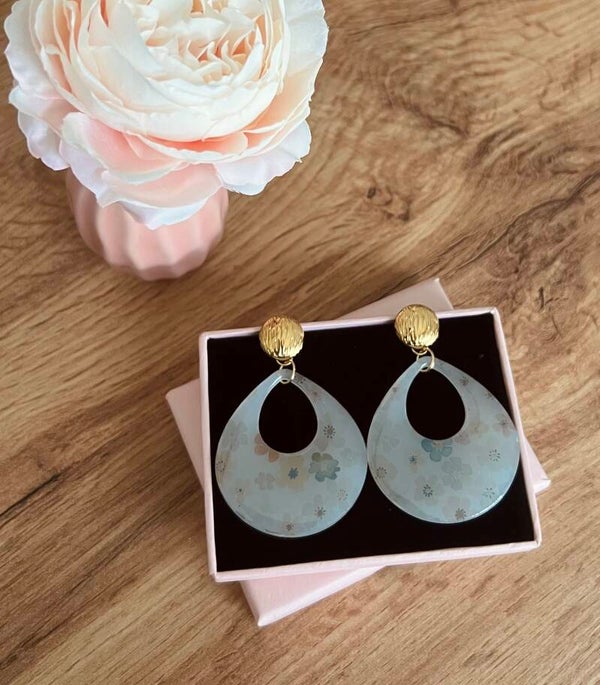 Boucles d'oreilles dorées Eleonore