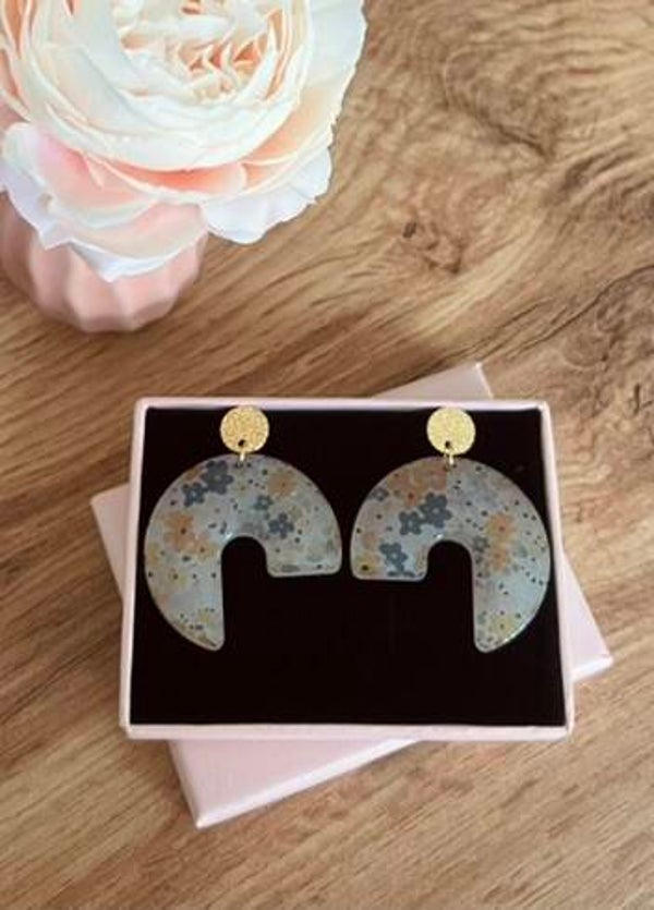 Boucles d'oreilles dorées Augustine