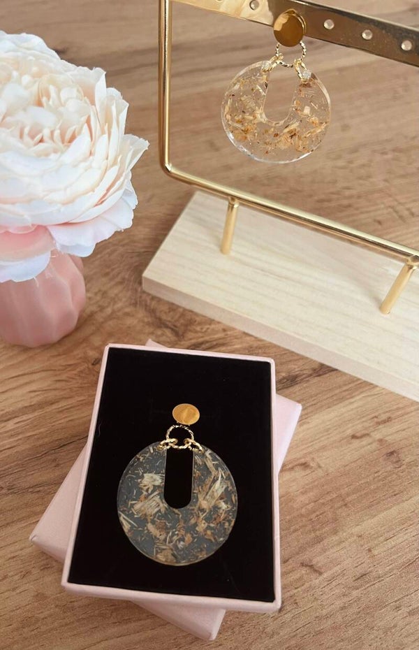 Boucles d'oreilles dorées Suzi