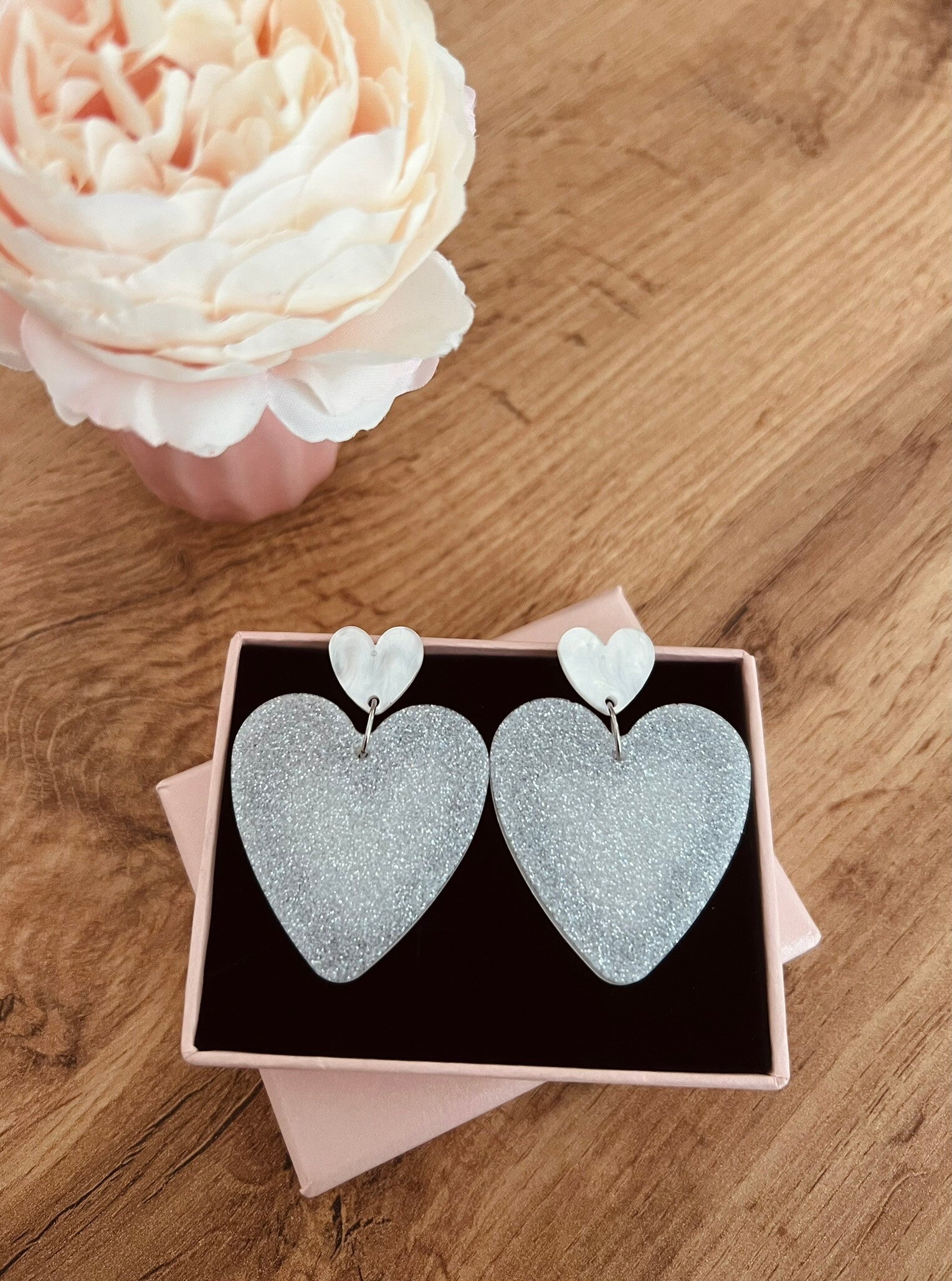 Boucles d'oreilles argentées Débora