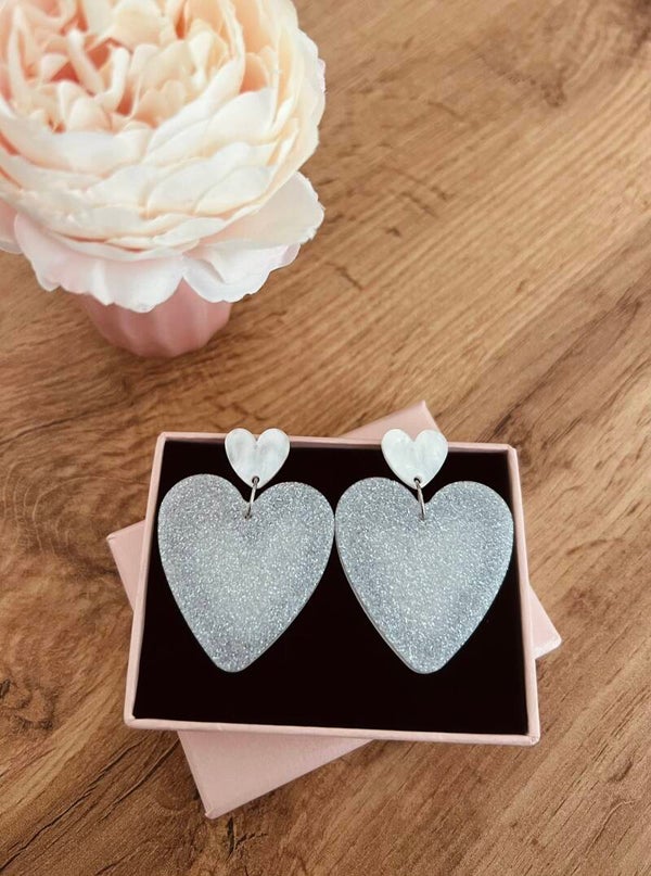 Boucles d'oreilles argentées Débora