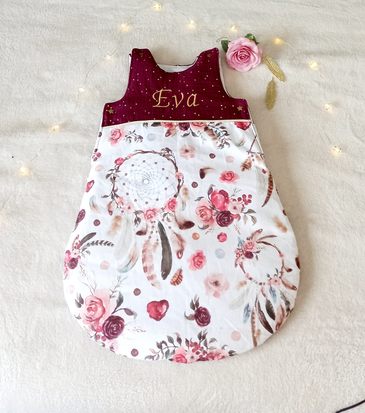 Gigoteuse Bébé Rayures - 100% Coton - Taille 0-6M Et 6-12M - Léger Et Confortable Pour Printemps/Été