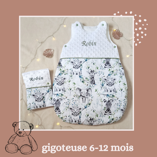 gigoteuse personnalisée 6-12 mois