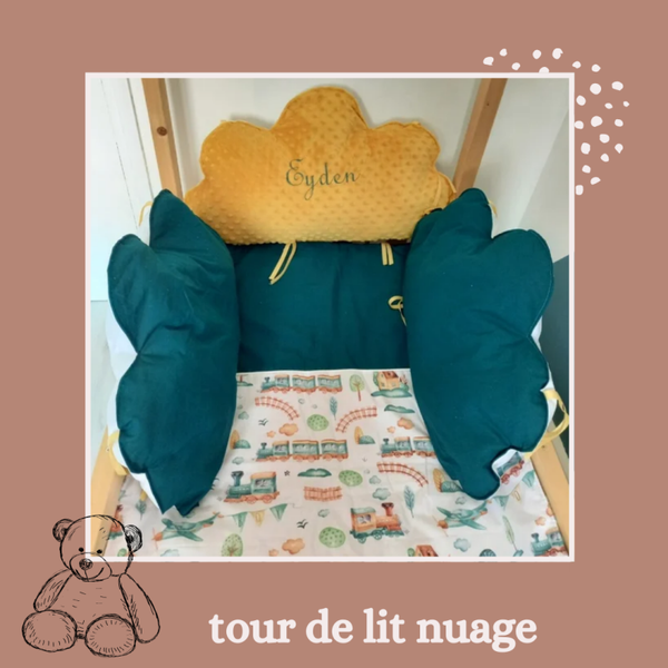 Tour de lit nuage