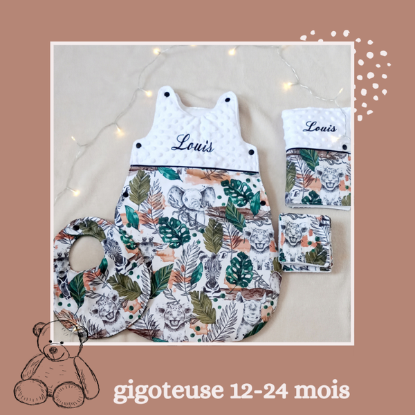 gigoteuse personnalisée 12-24 mois