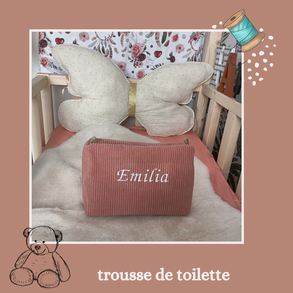 trousse de toilette  prénom