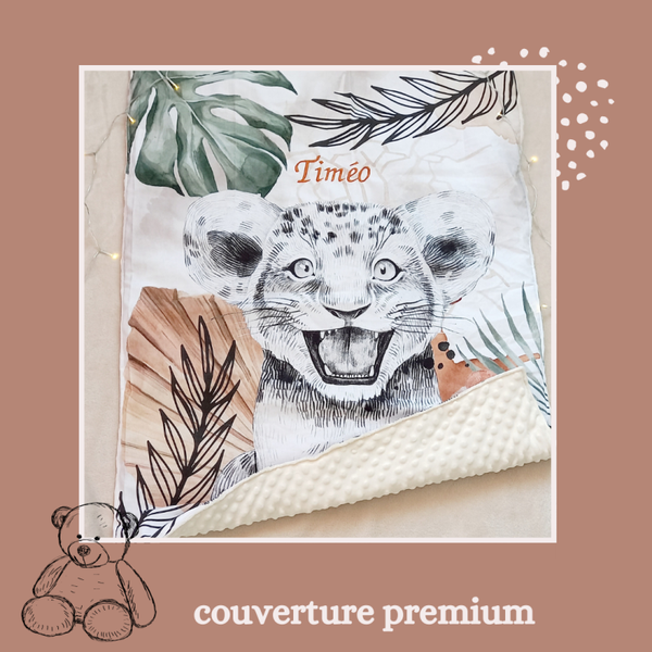 Couverture premium brodée