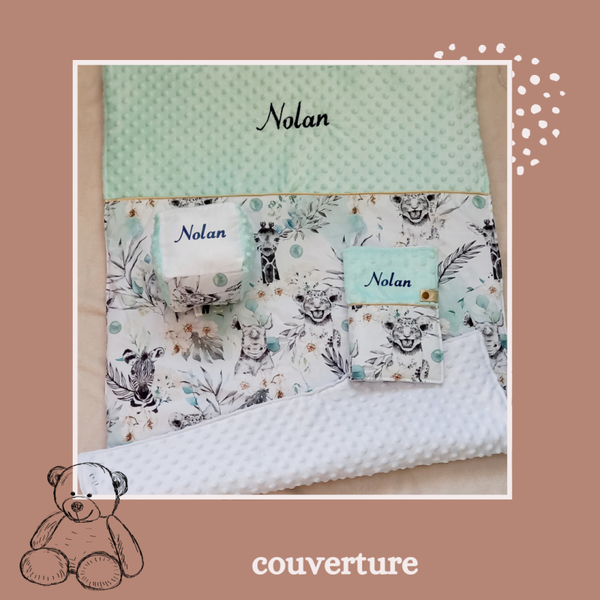 Couverture avec prénom