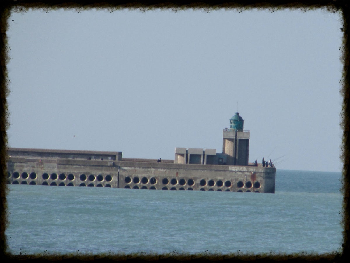 DIEPPE "Feu de la jetée ouest" / DIEPPE " Feu La Marque" / SEINE