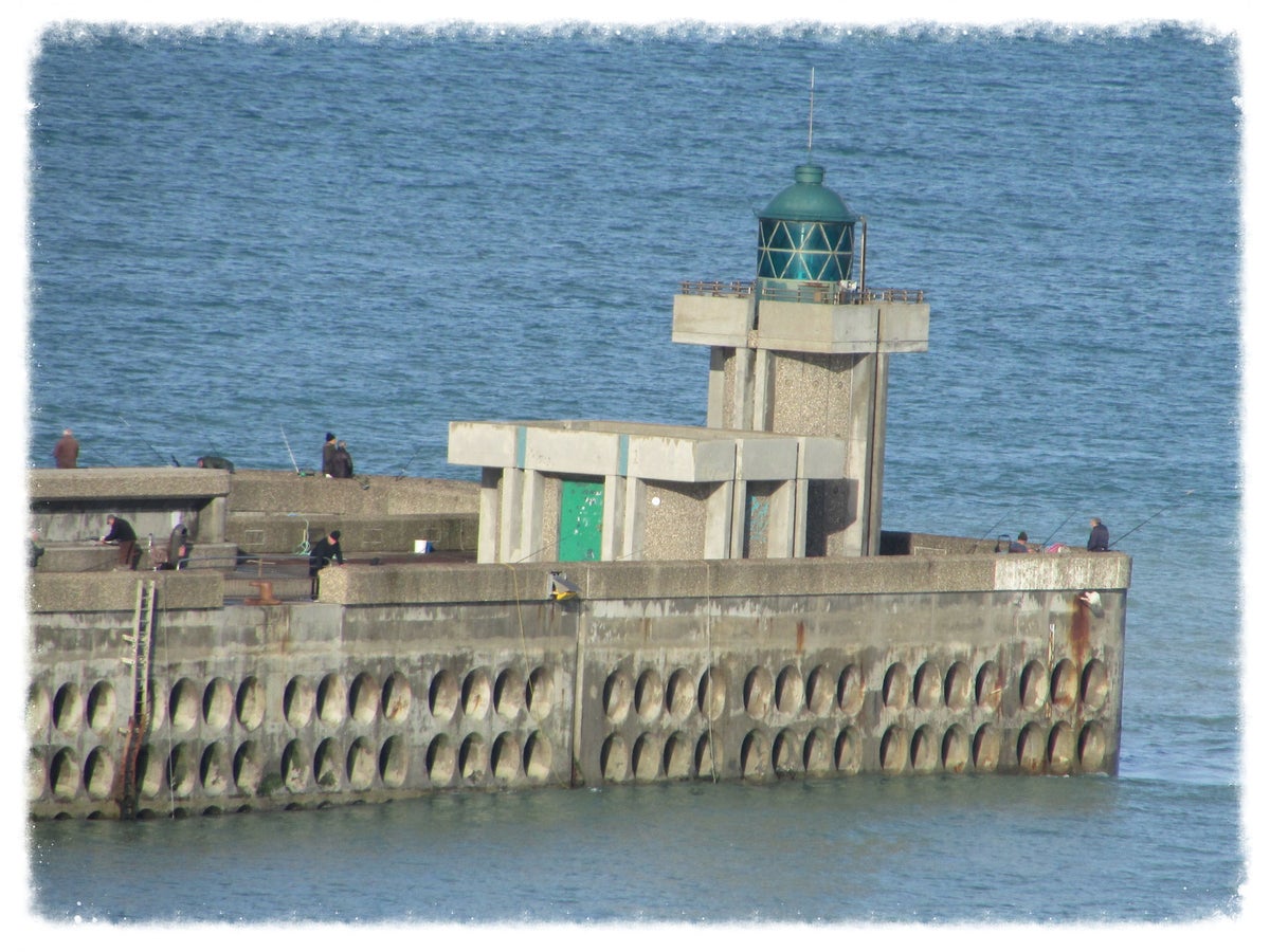 DIEPPE "Feu de la jetée ouest" / DIEPPE " Feu La Marque" / SEINE