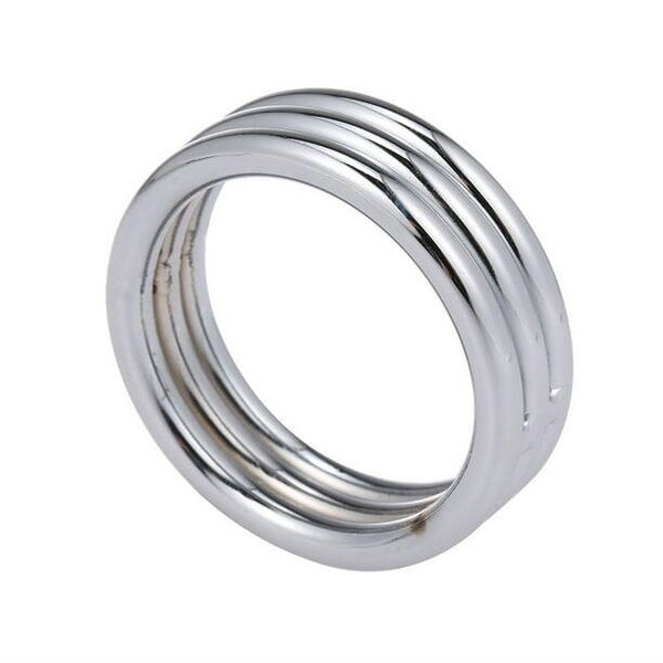 Anillo metalico triple aro RYSM-004