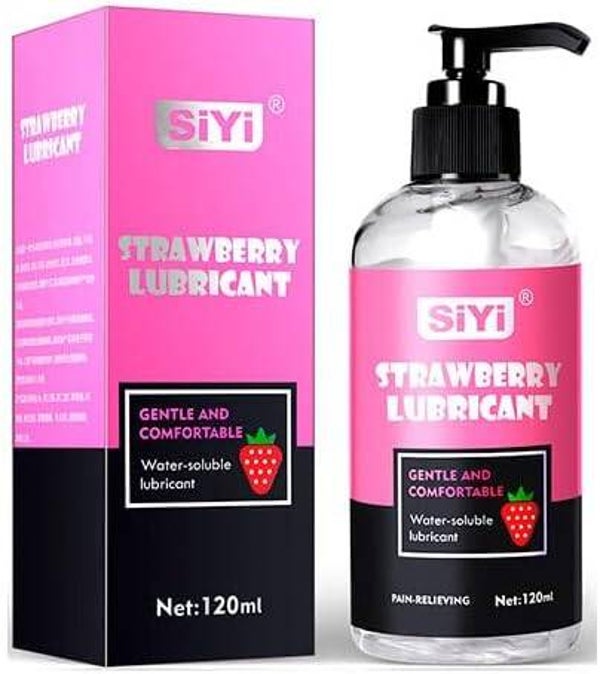 Lubricante  ase agua con aroma Fresa  120 ml SY415336