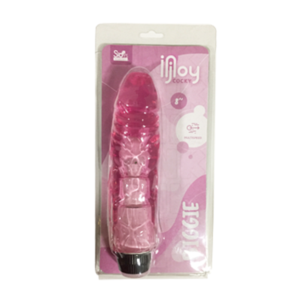 BIGGIE 8” VIBRATOR – PINK