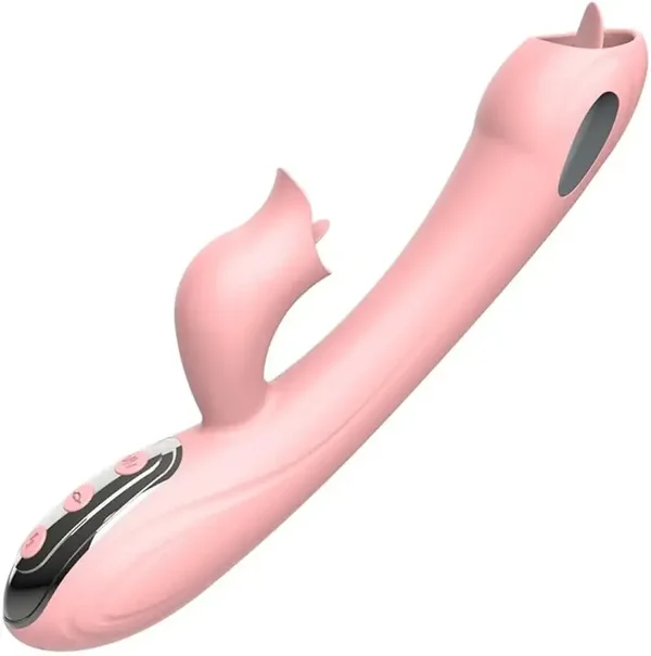 Vibrador doble lengua