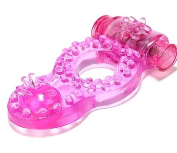 Anillo retardante vibrador doble estimulacion