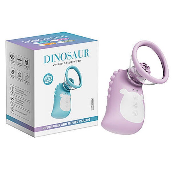 Dinosaur Nipple Pump and Flower MY025-1