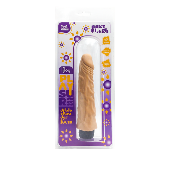 VIBRADOR PLAYSURE – NUSY 18 CM – FLESH