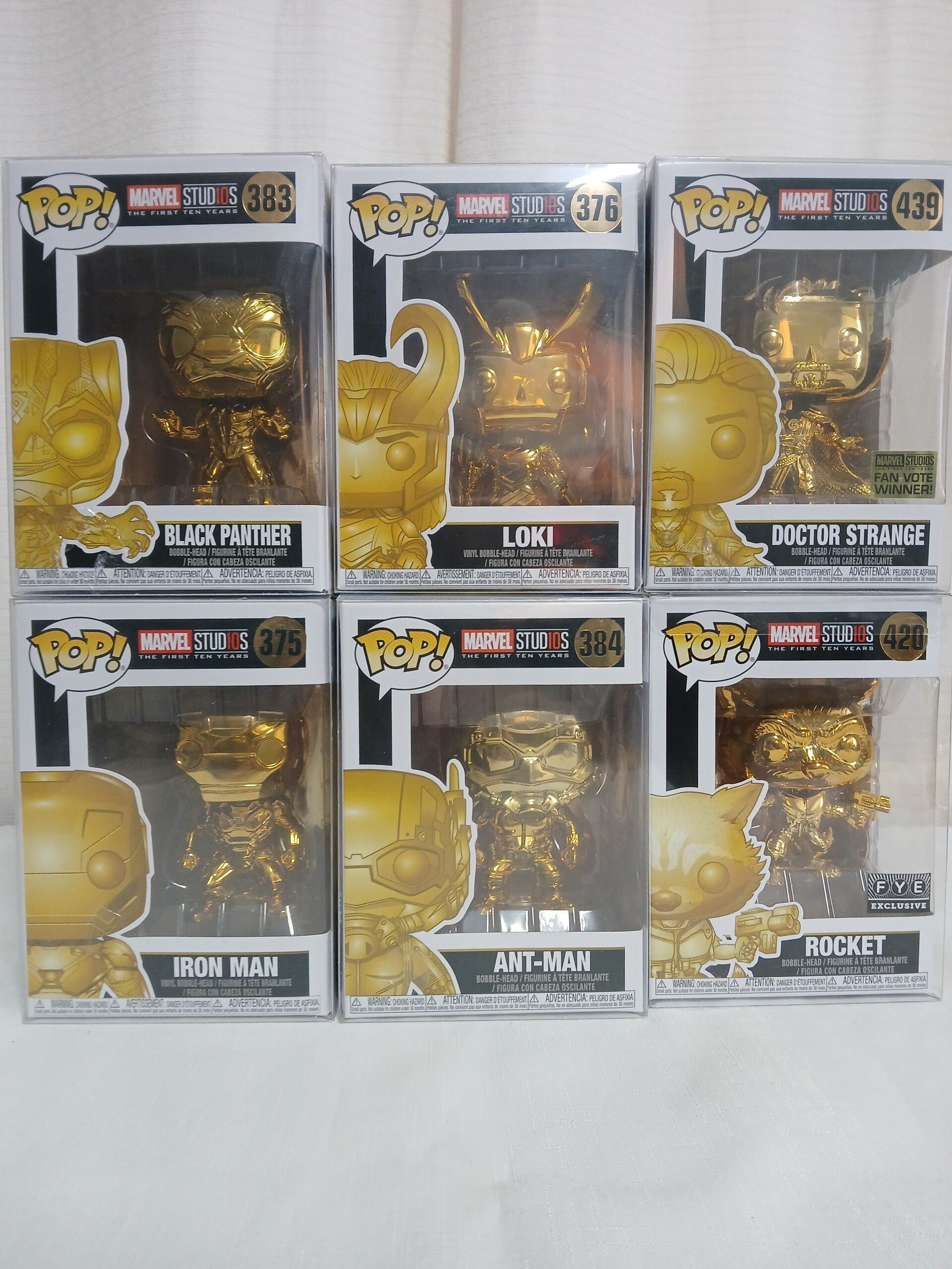 Gold Funko Pop Lot