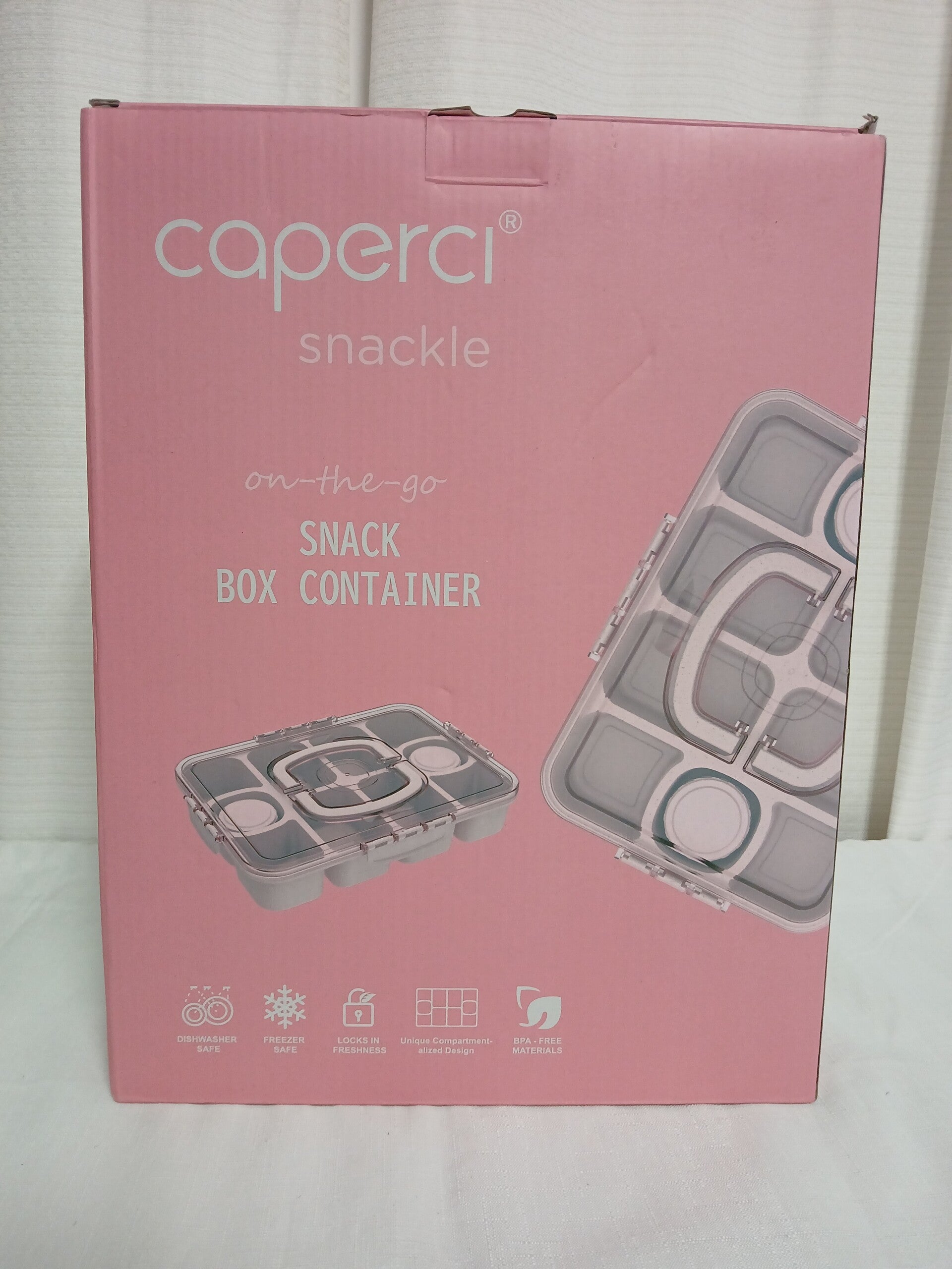 Caperci Original Snackle Box Container