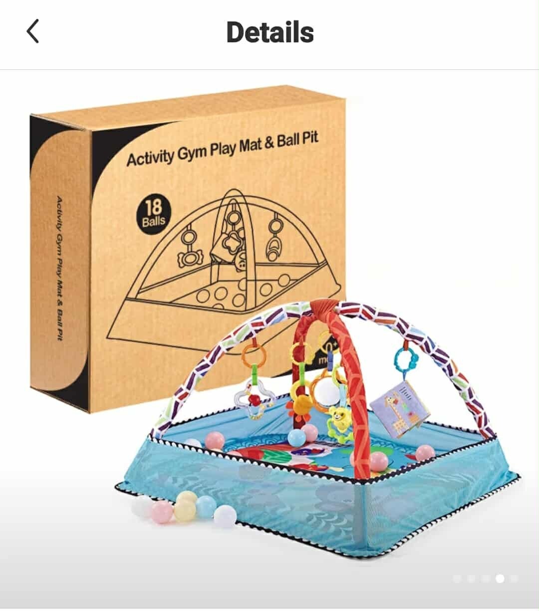 Baby Crawling Mat & Play Gym